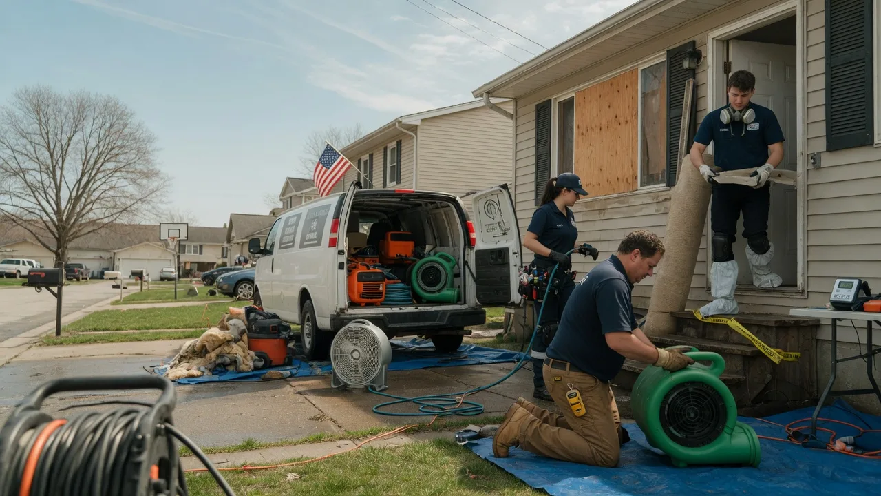 Water Damage Restoration in Port Jefferson, OH near me